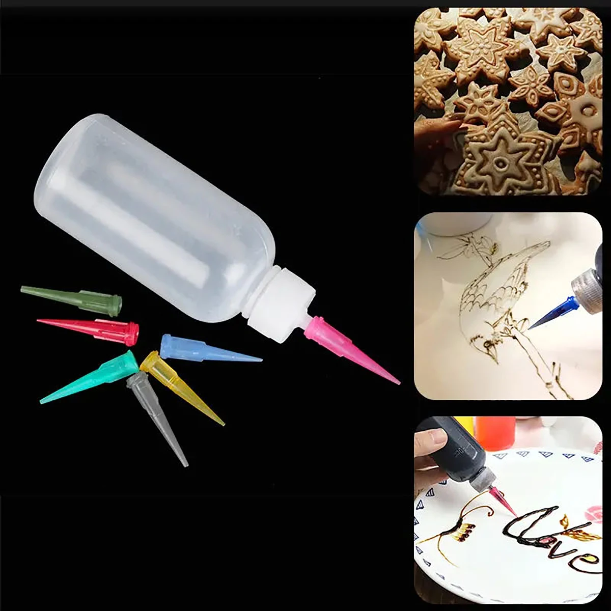 Kitchen Baking Drawing - Bottiglie da spremere per pittura con
