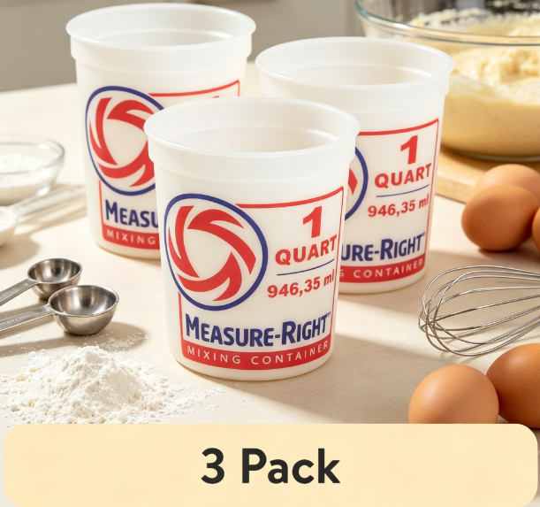 Kitchen For Baking - Contenitore Rotondo in Plastica per Miscelazione,