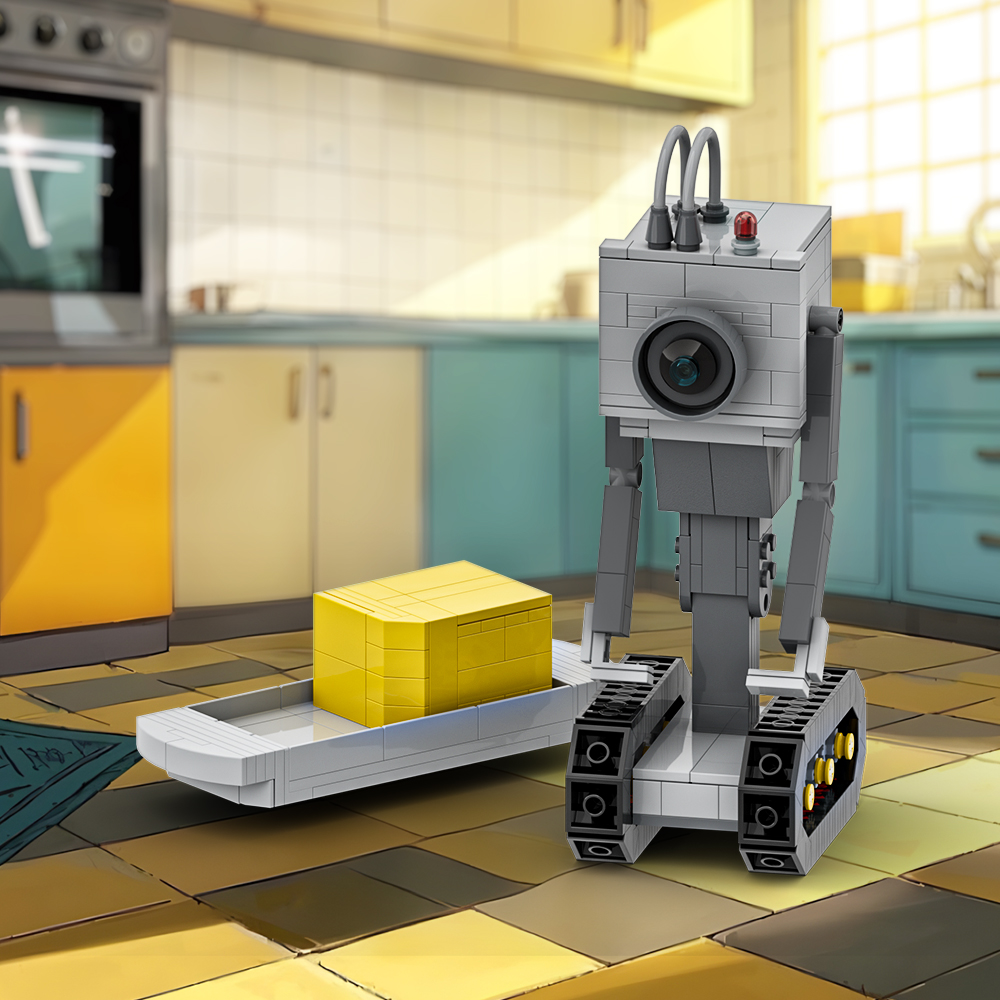 Kitchen Robot Baking - MOC Rick's Butter Robot Modello Building