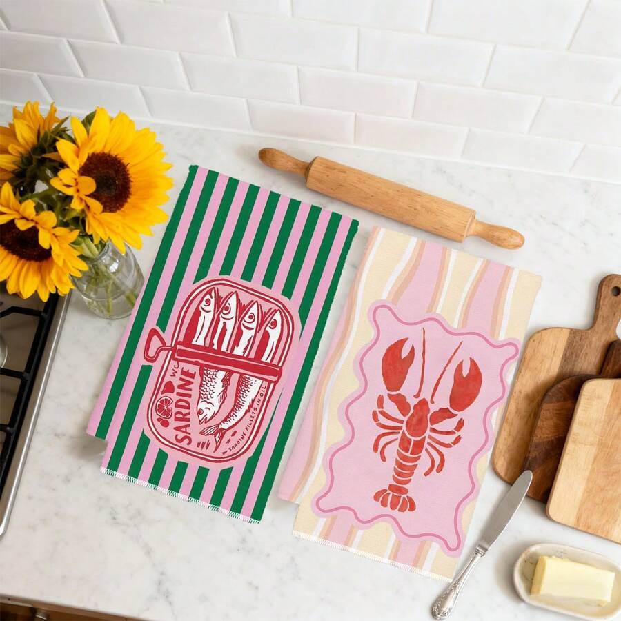Set di 2 strofinacci da cucina - Kitchen Baking Cloth recensione e prezzo