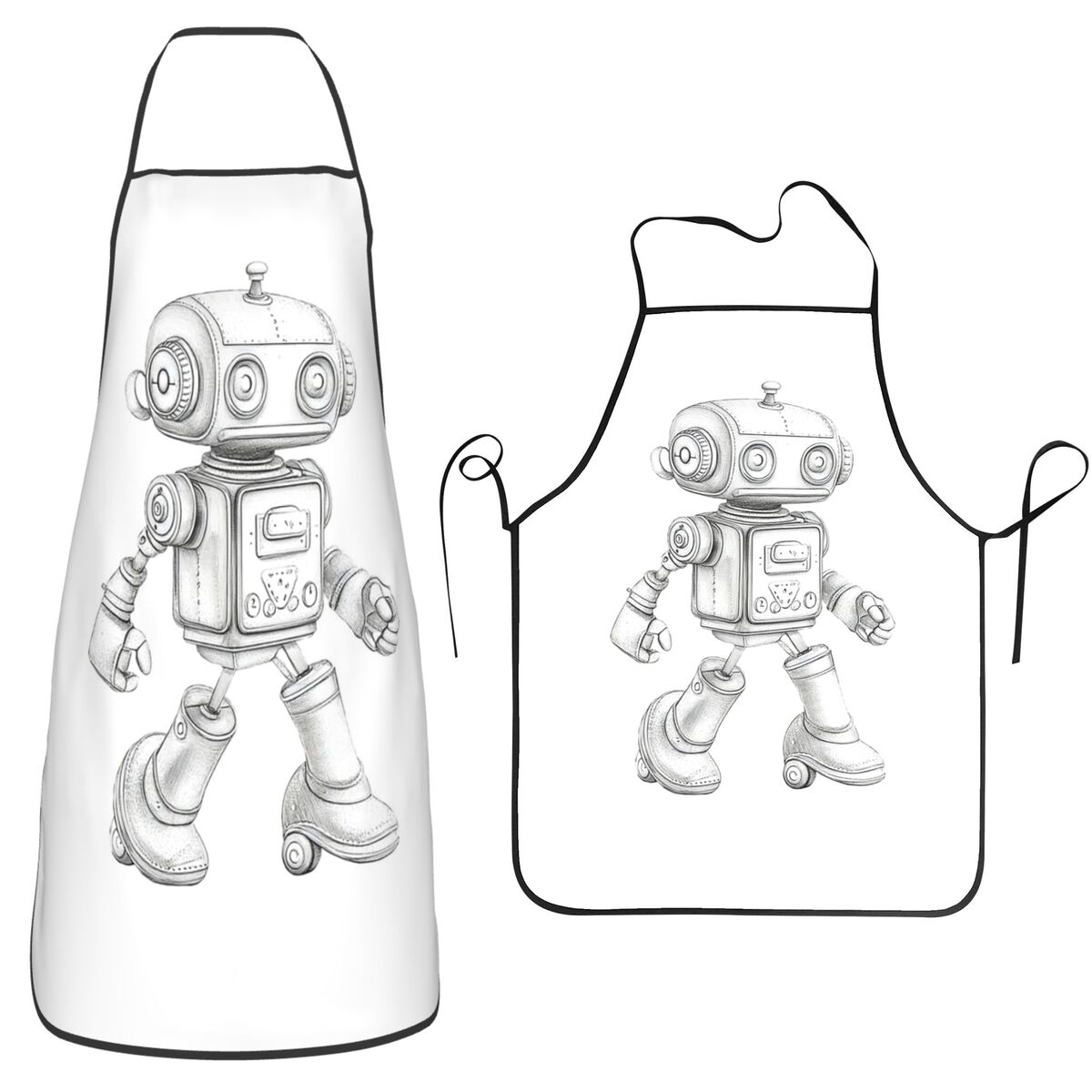 Grembiule da Cucina Retrò con  - Kitchen Robot Baking recensione e prezzo